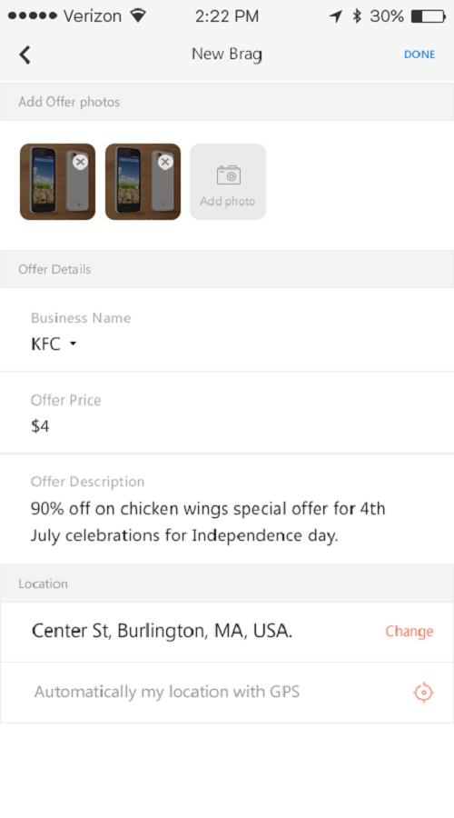 Burlington Buzz - Local Offers Curation App screenshot 3